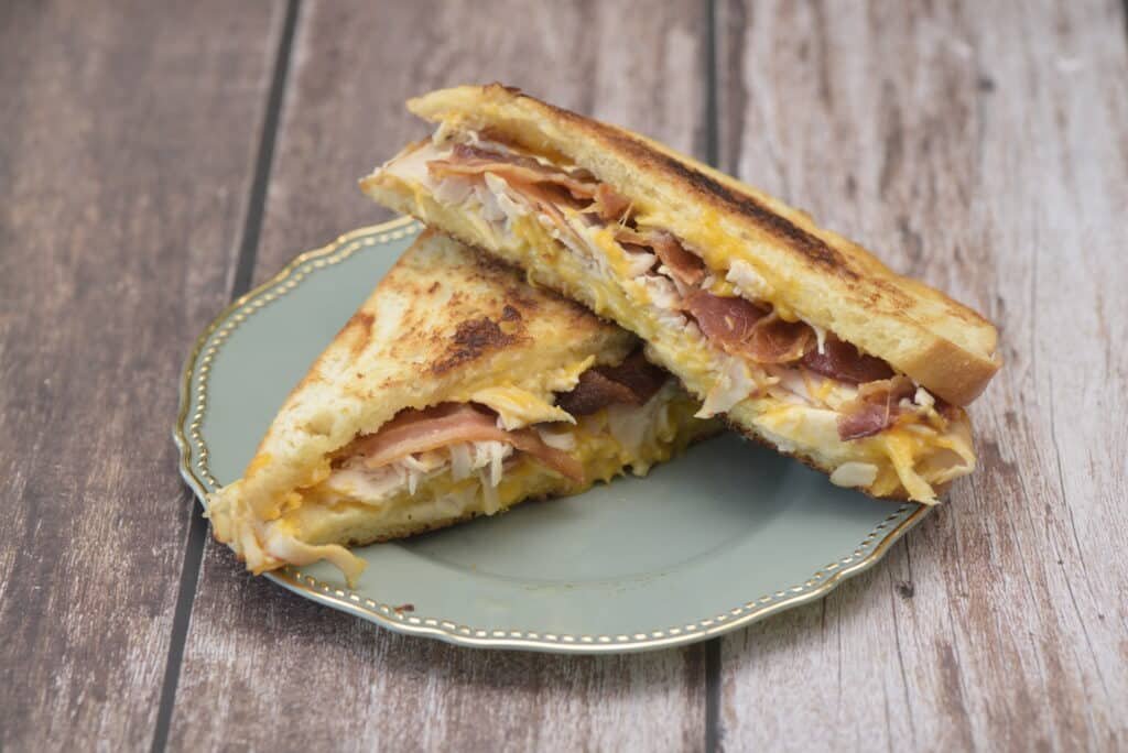 turkey, bacon cheese melt